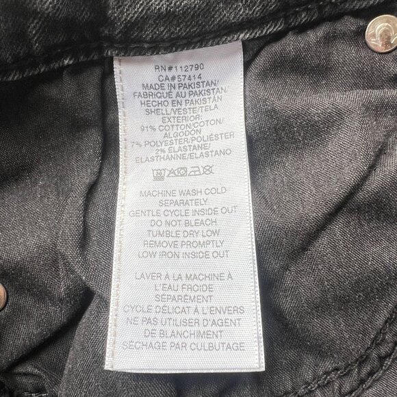 True Religion Billie Mid Rise Straight Leg Gray Denim Cotton Blend Jeans Size 33 - Picture 10 of 10